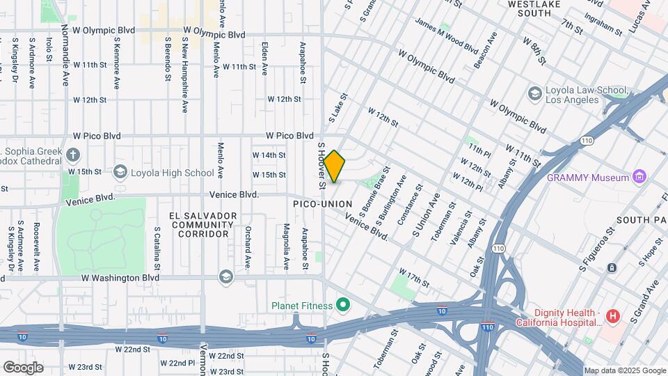 1421 Courtland St Map and Location Details