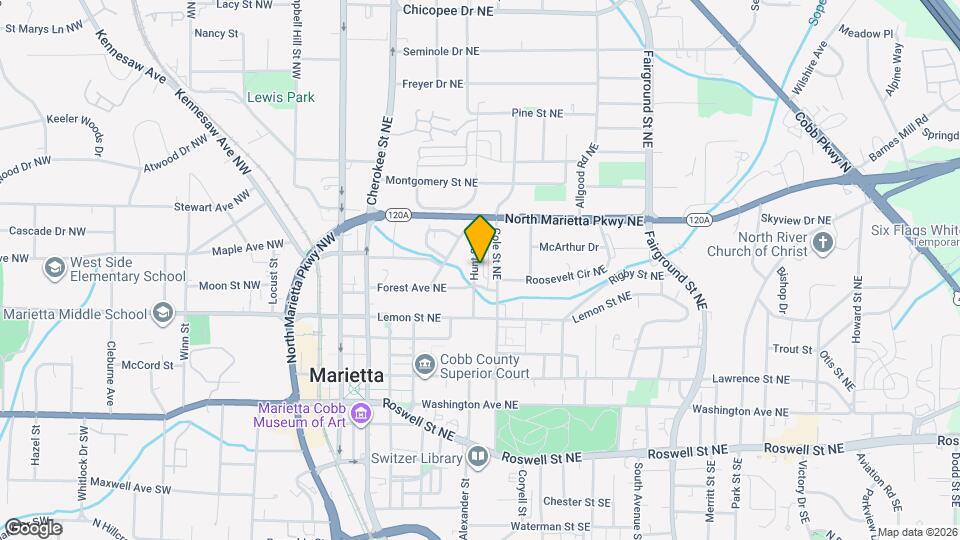 232 Hunt St NE Map and Location Details