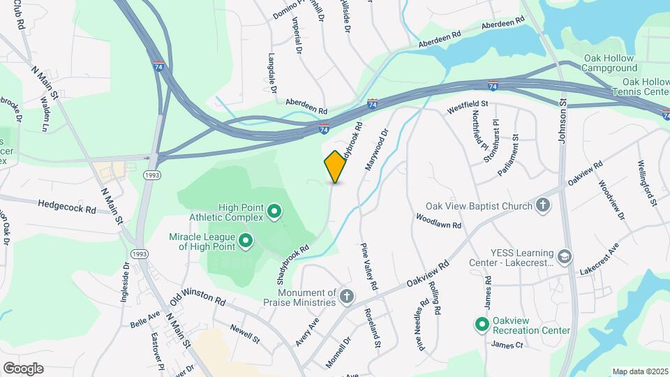 432 Shadybrook Rd Map and Location Details