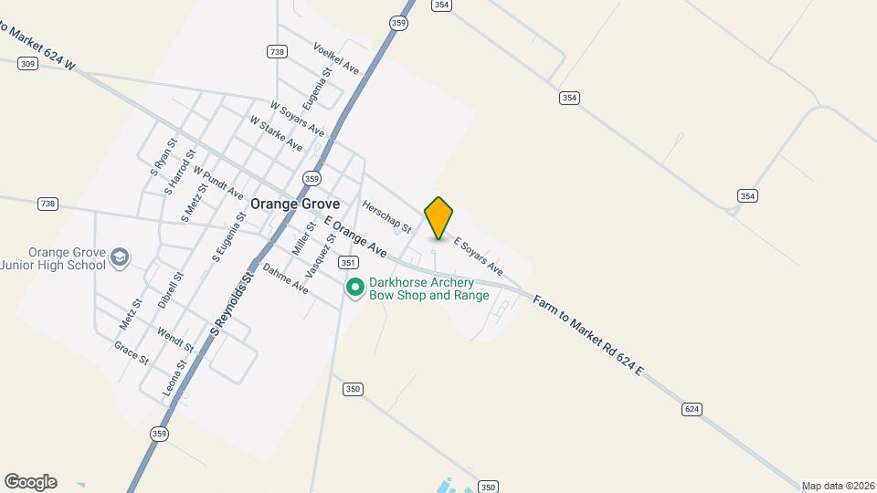 Orange Grove Seniors Map and Location Details