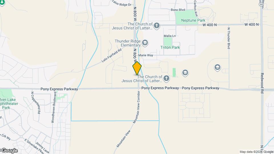 868 N 3540 W Map and Location Details