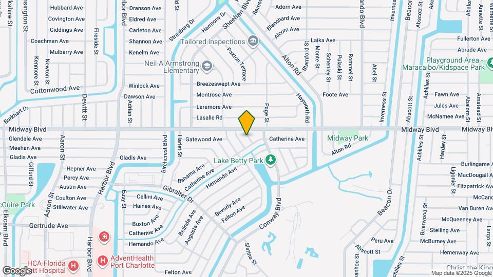 2151 Broom Ct Map and Location Details