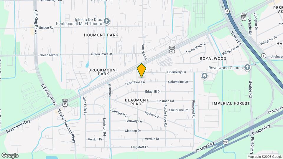 13013 Columbine Ln Map and Location Details