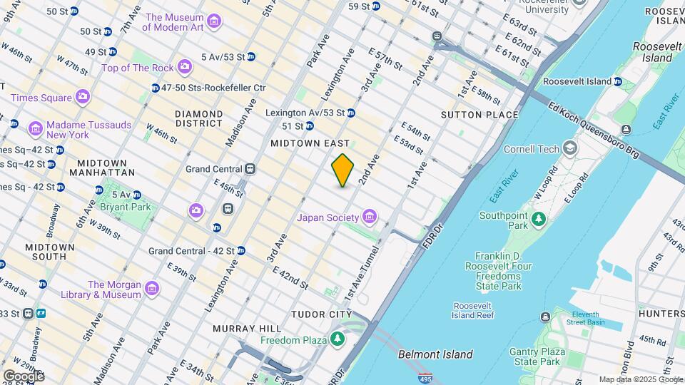 245 E 48th St, Unit 2A Map and Location Details