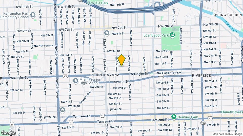 2000 NW Flagler Ter Map and Location Details