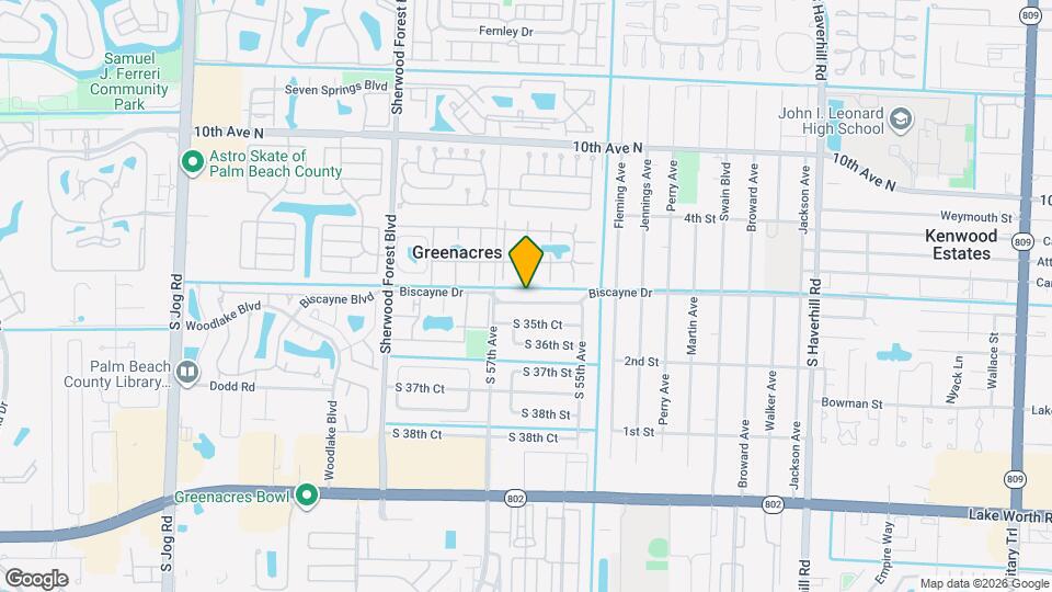 5631 Biscayne Dr Map and Location Details