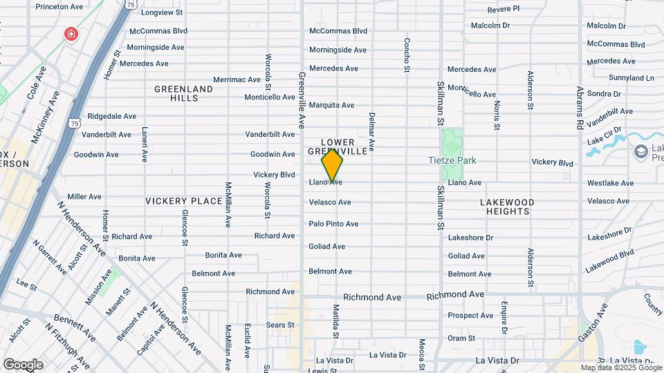 5740 Llano Ave Map and Location Details