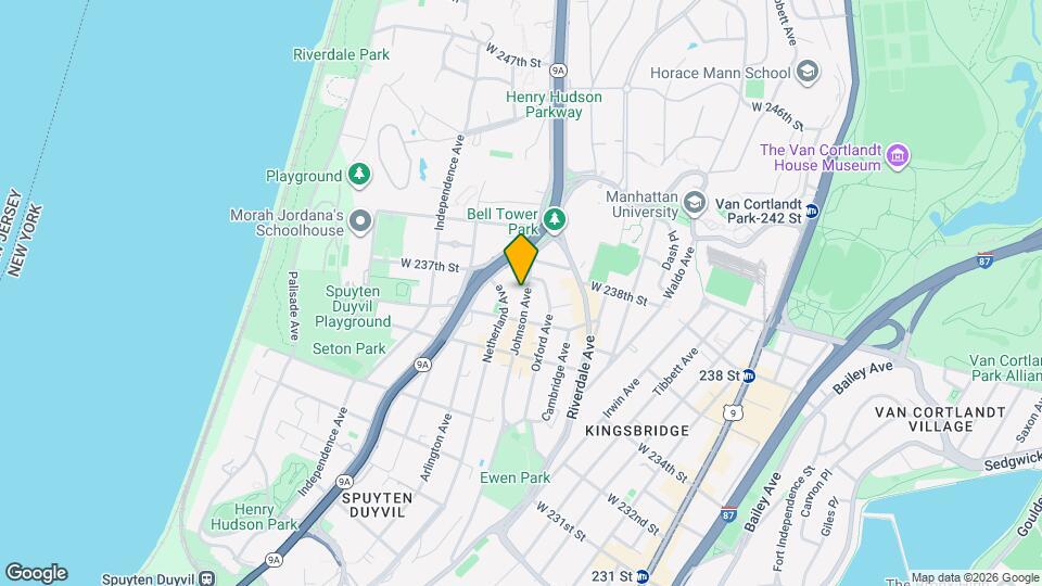 3635 Johnson Ave Map and Location Details