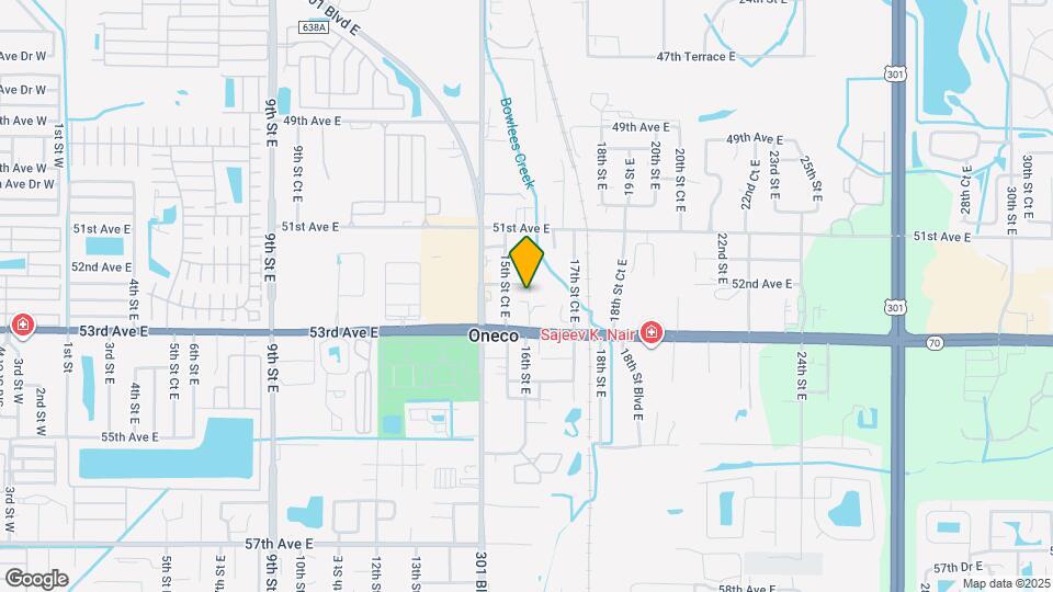 5202 16th St E Map and Location Details