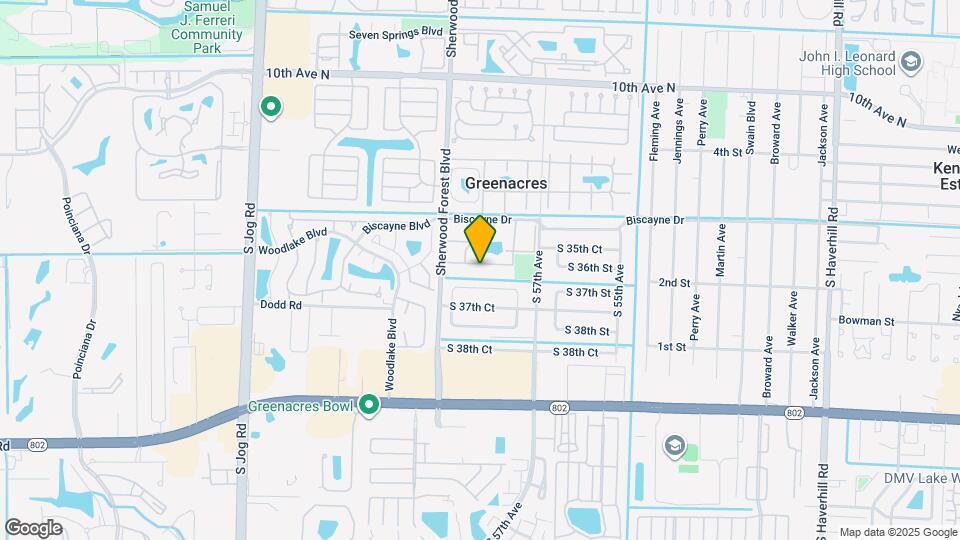 5900 Whispering Pine Way Mapa y Detalles de la Ubicación