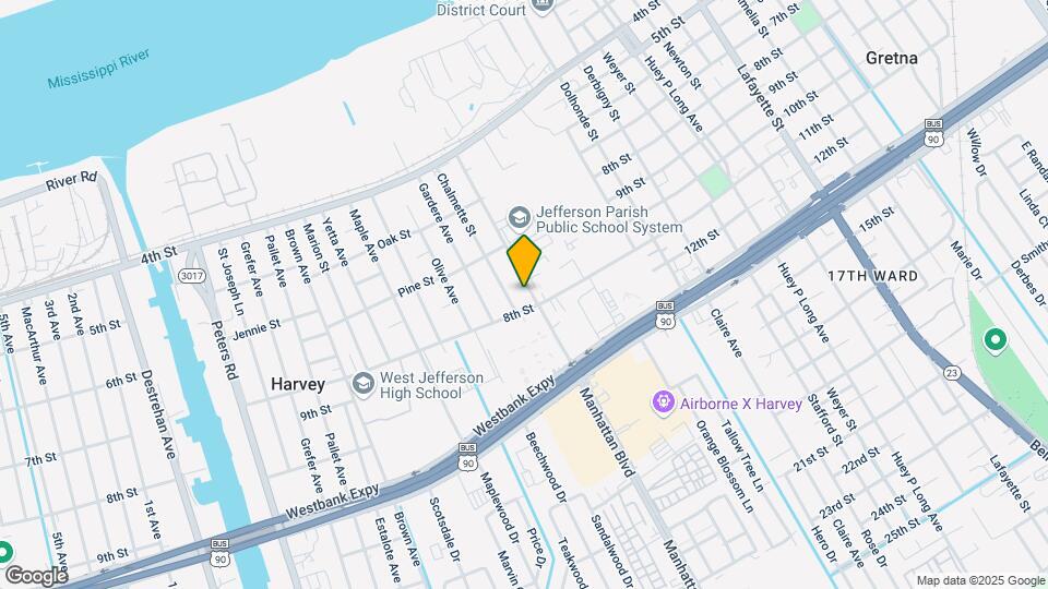 650 Manhattan Blvd Map and Location Details
