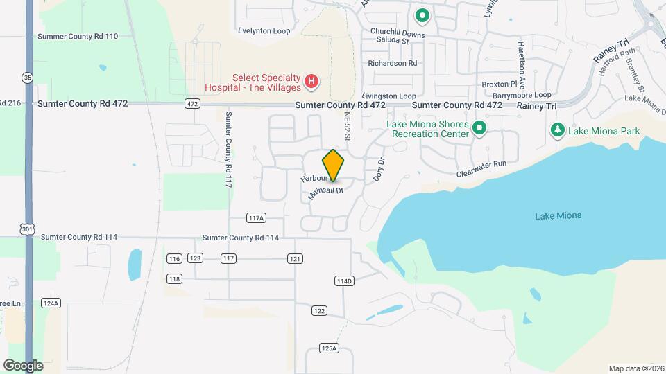 10156 Mainsail Dr Map and Location Details