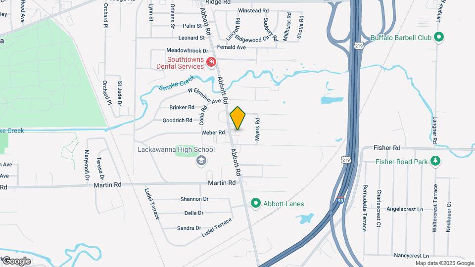 1654 Abbott Rd Map and Location Details