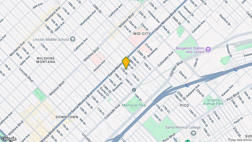1437 17th St Map and Location Details