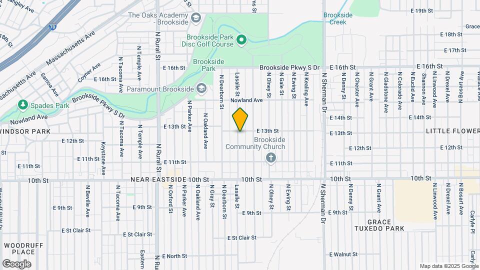 1225 Lasalle St Map and Location Details
