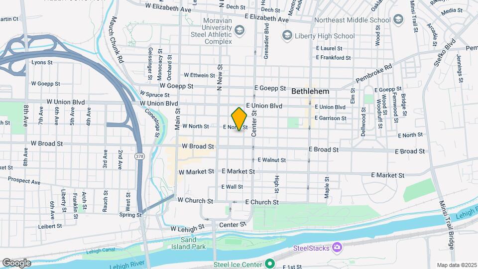 45 E Raspberry St Map and Location Details