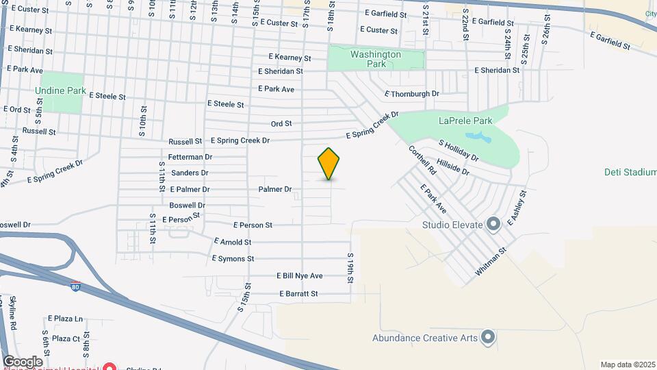 1727 Palmer Dr Map and Location Details