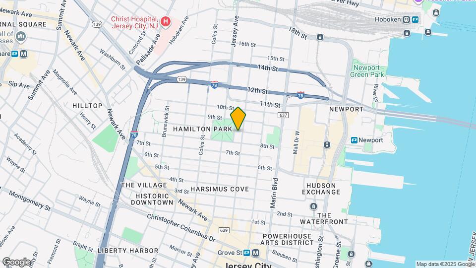 235 PAVONIA Ave Map and Location Details