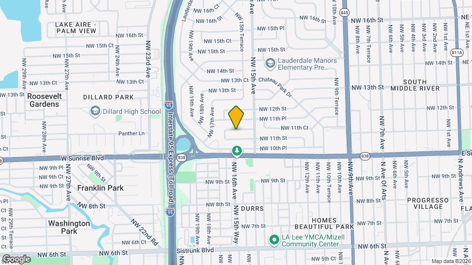 1530 NW 11th Ct Map and Location Details