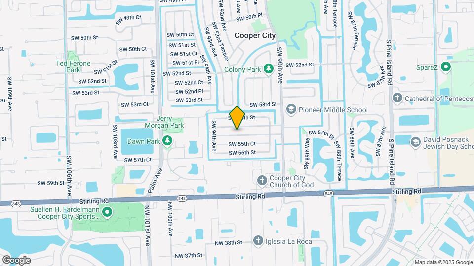 9241 SW 55th St Mapa y Detalles de la Ubicación