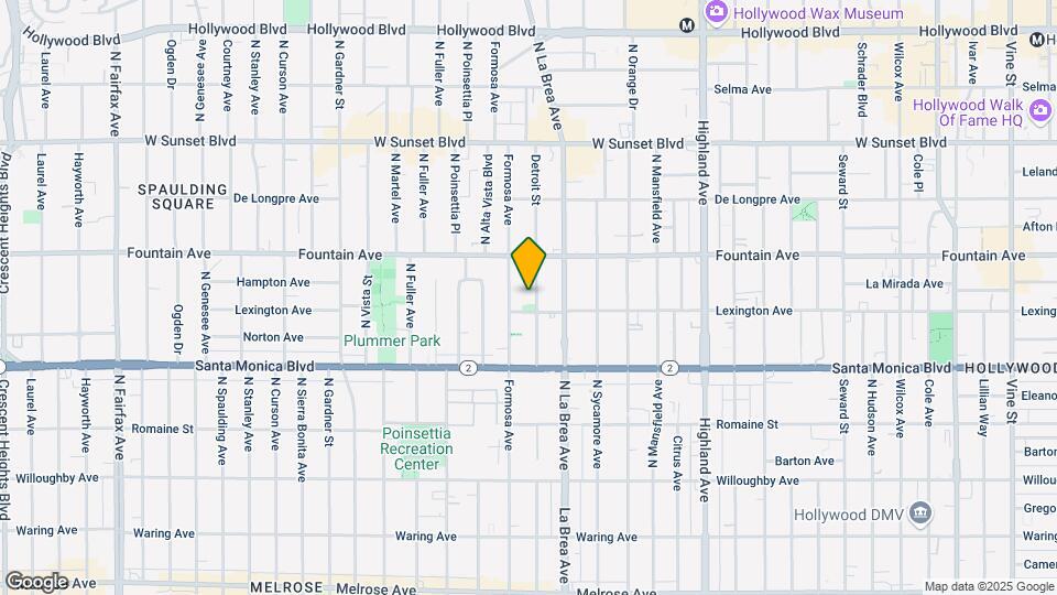 1211 N Detroit St Mapa y Detalles de la Ubicación