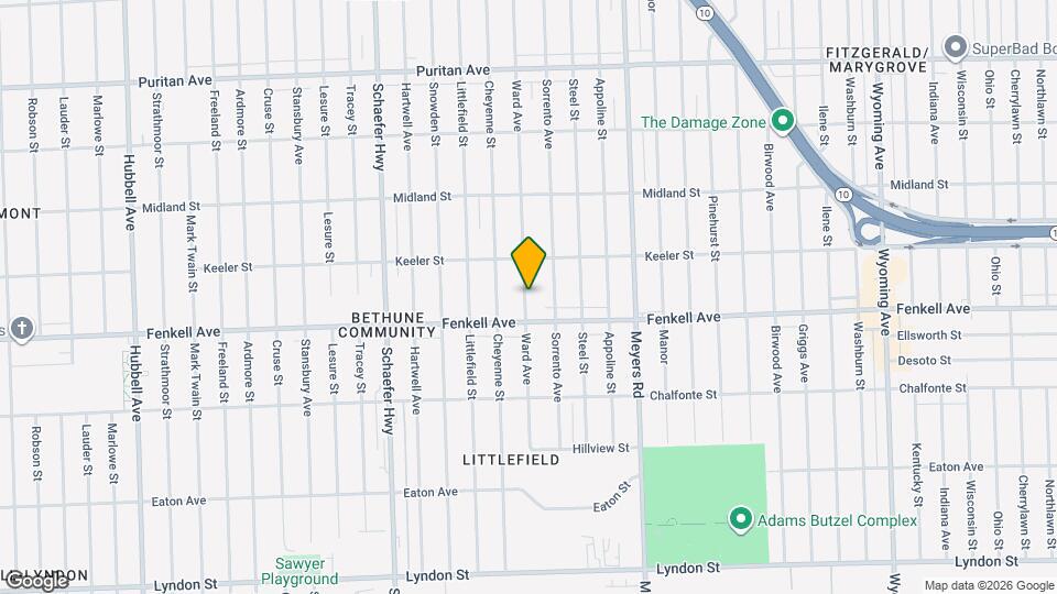 15340 Ward FL2 Map and Location Details