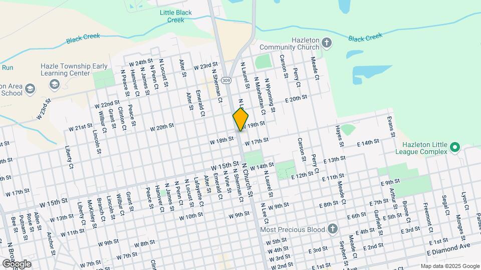 865 N Church St Map and Location Details