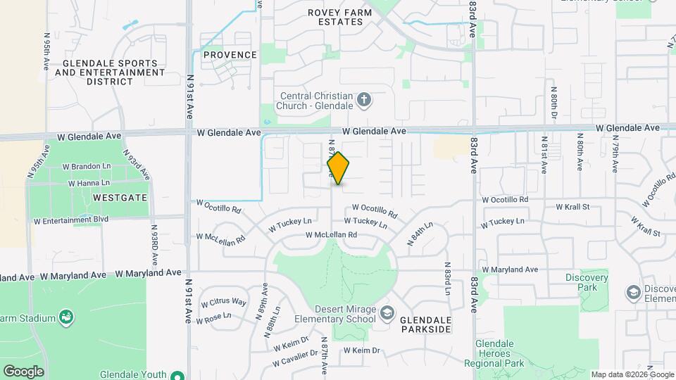 6802 N 86th Ln Mapa y Detalles de la Ubicación