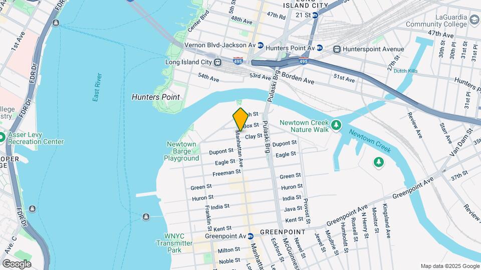 1122 Manhattan Ave Mapa y Detalles de la Ubicación
