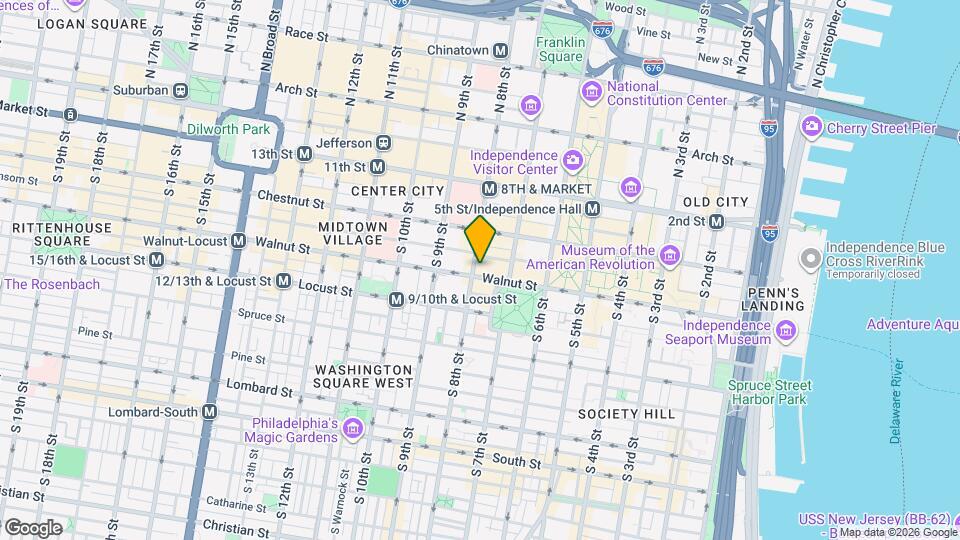 735 Walnut St Map and Location Details