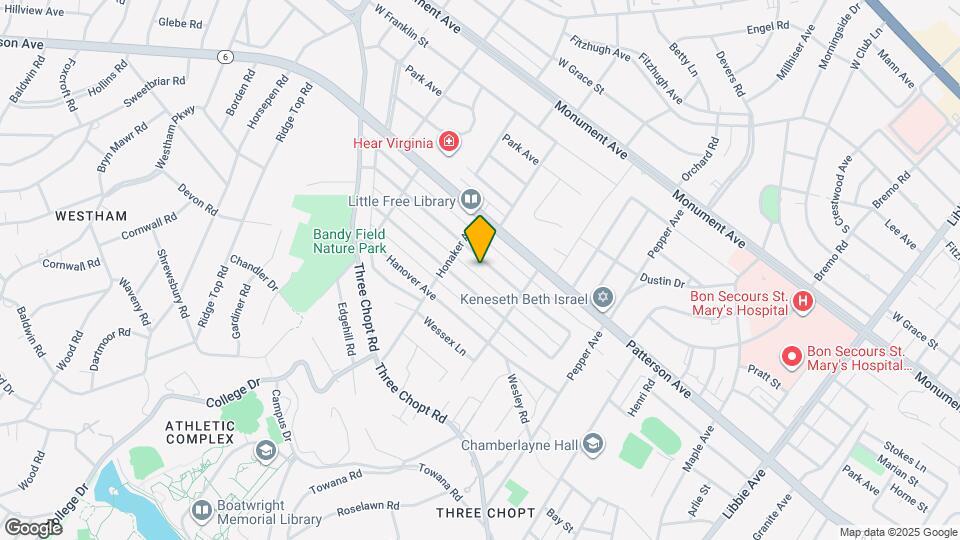 6523 Kensington Ave Map and Location Details