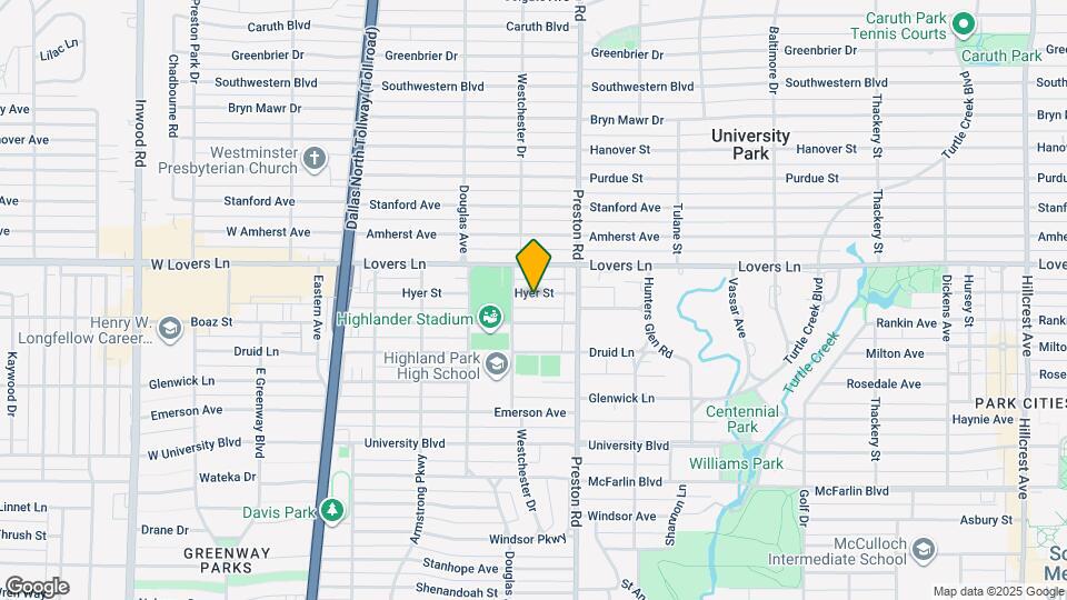 4133 Hyer St Map and Location Details