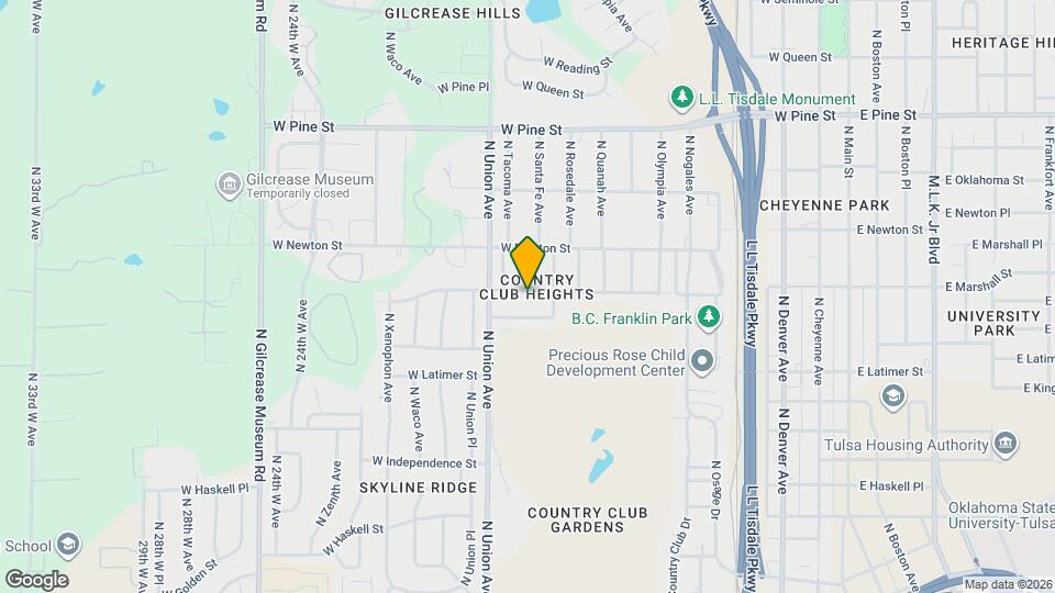 1524 W Marshall St Map and Location Details