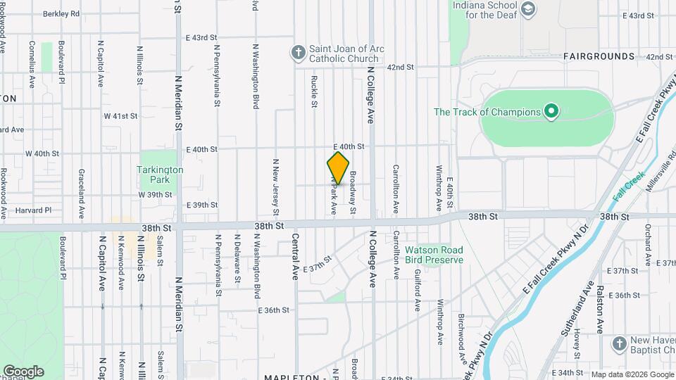 607 E 39th St, Unit 39th & Park Duplex Map and Location Details