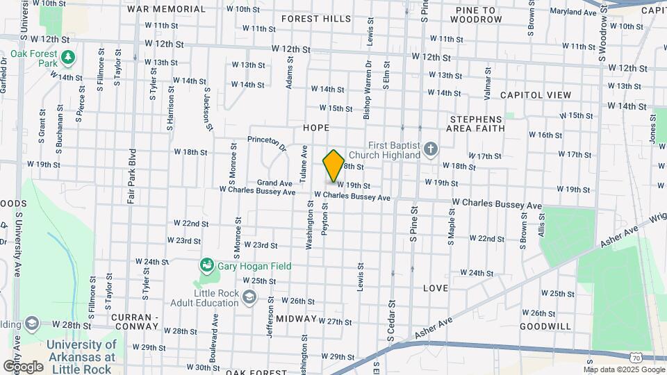 4311 W 19th St Map and Location Details