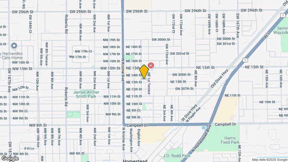157 NE 13th St Map and Location Details