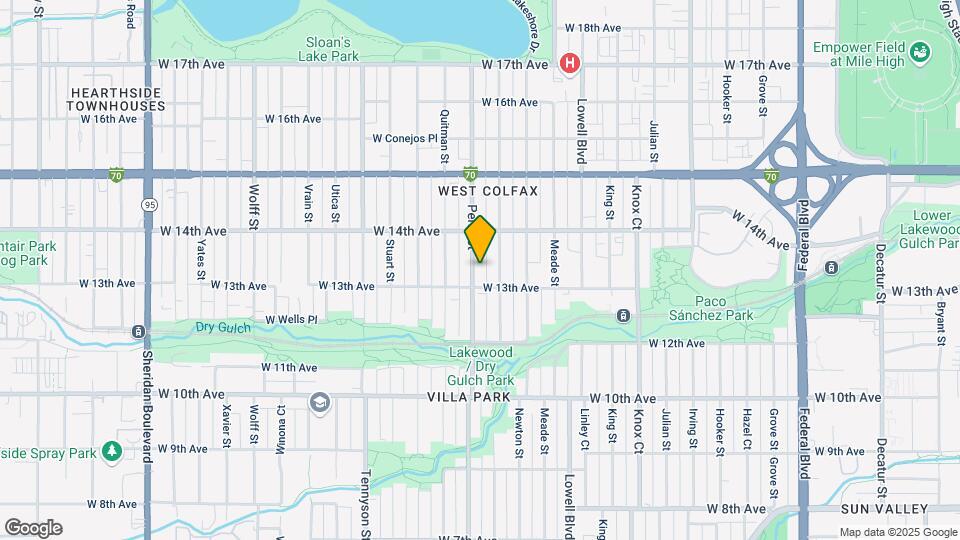 1332 Perry St Map and Location Details