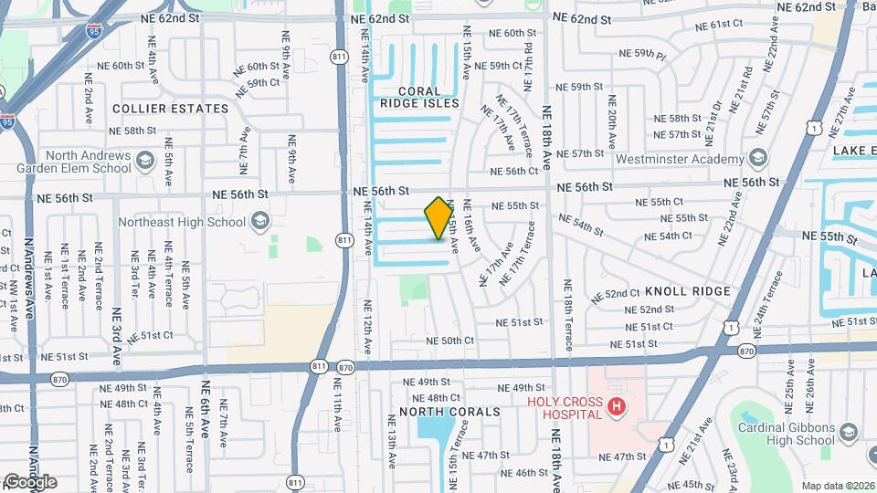 1473 NE 53rd Ct Map and Location Details