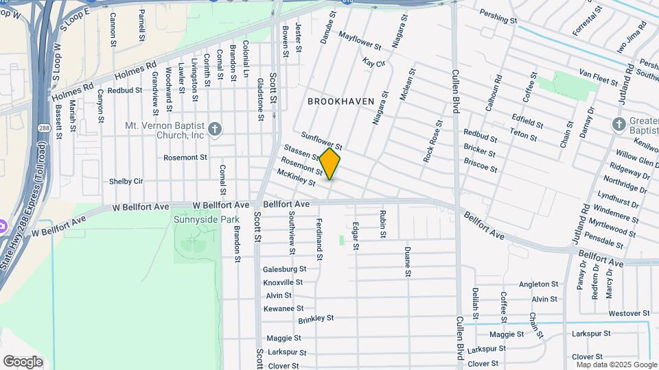 4321 McKinley St Map and Location Details