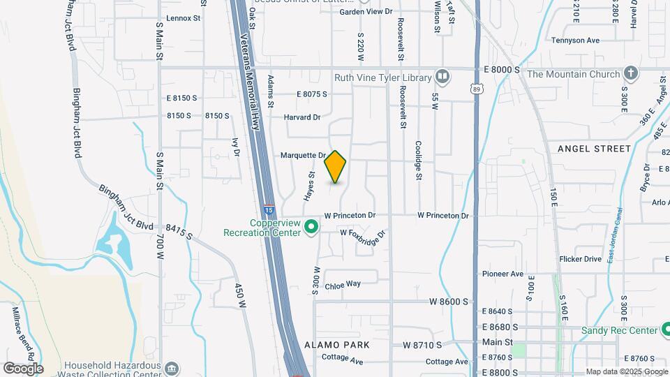 8319 S Harrison Cir Map and Location Details