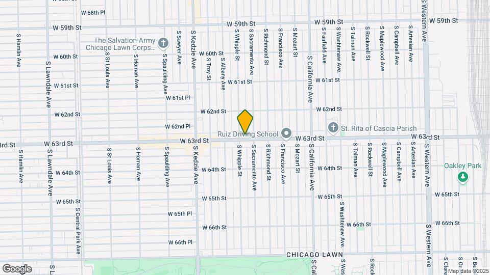 3008-10 12 W 63rd St Map and Location Details