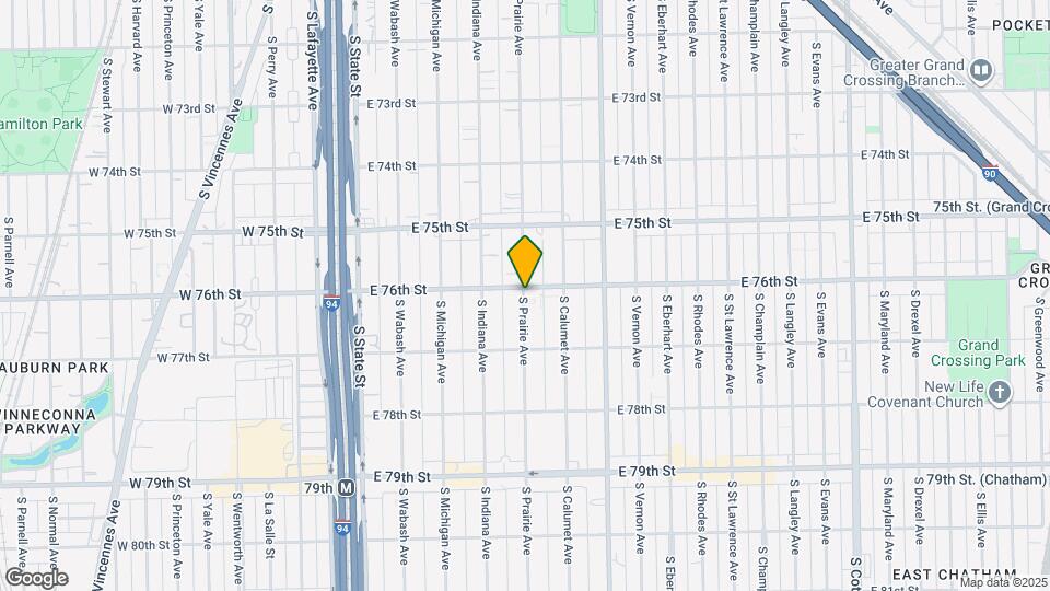 7601 S Prairie Ave Mapa y Detalles de la Ubicación