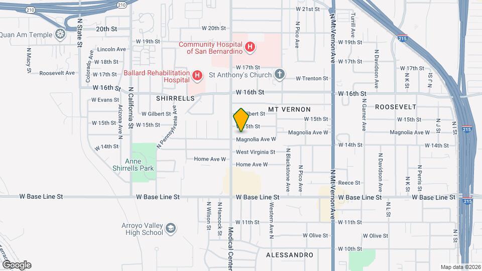 1578 Magnolia Ave W Map and Location Details