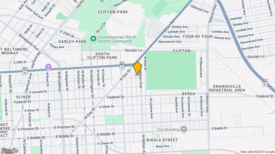 2426 E Lafayette Ave Map and Location Details