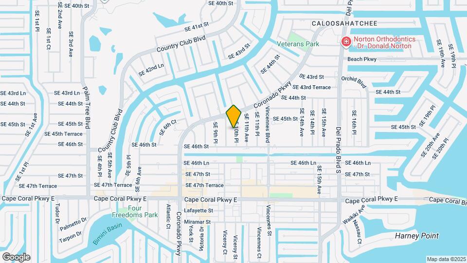 4522 SE 10th Pl Map and Location Details