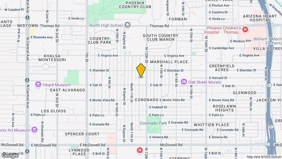 2317 N Mitchell St Map and Location Details