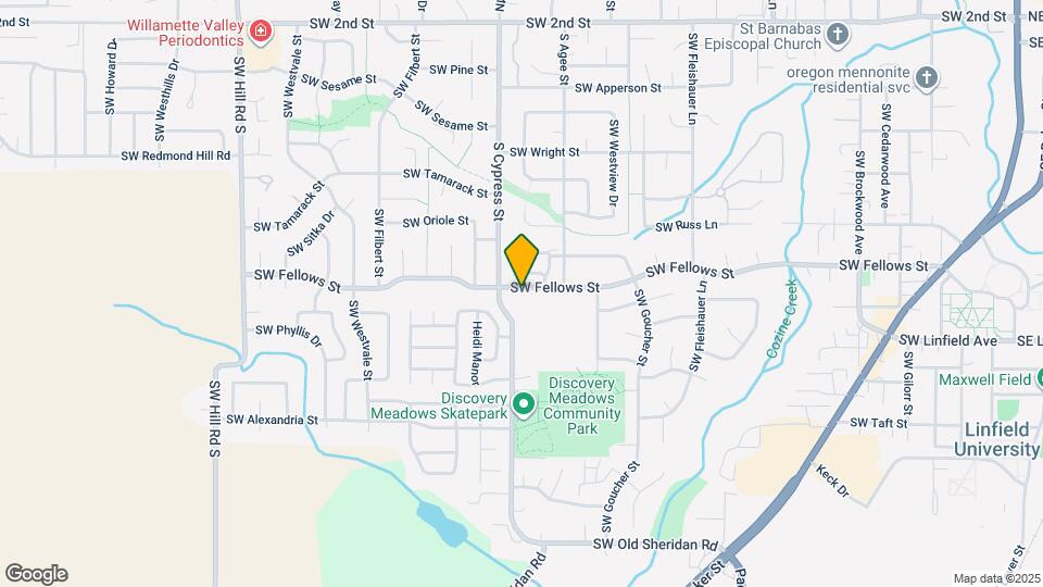 1668 SW Fellows St Map and Location Details