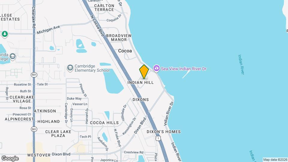 118 S Indian Cir Map and Location Details