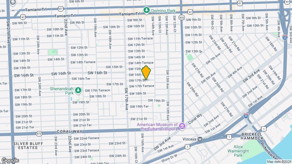 1462 SW 17th St Map and Location Details