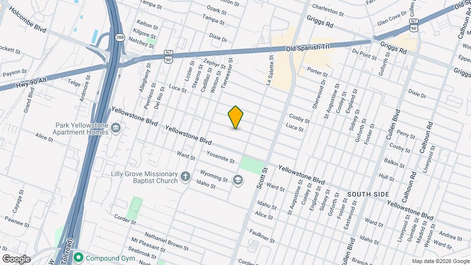 3710 Daphne St Map and Location Details